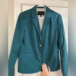 Women’s Dark Teal Banana Republic Factory Blazer. Size 6.